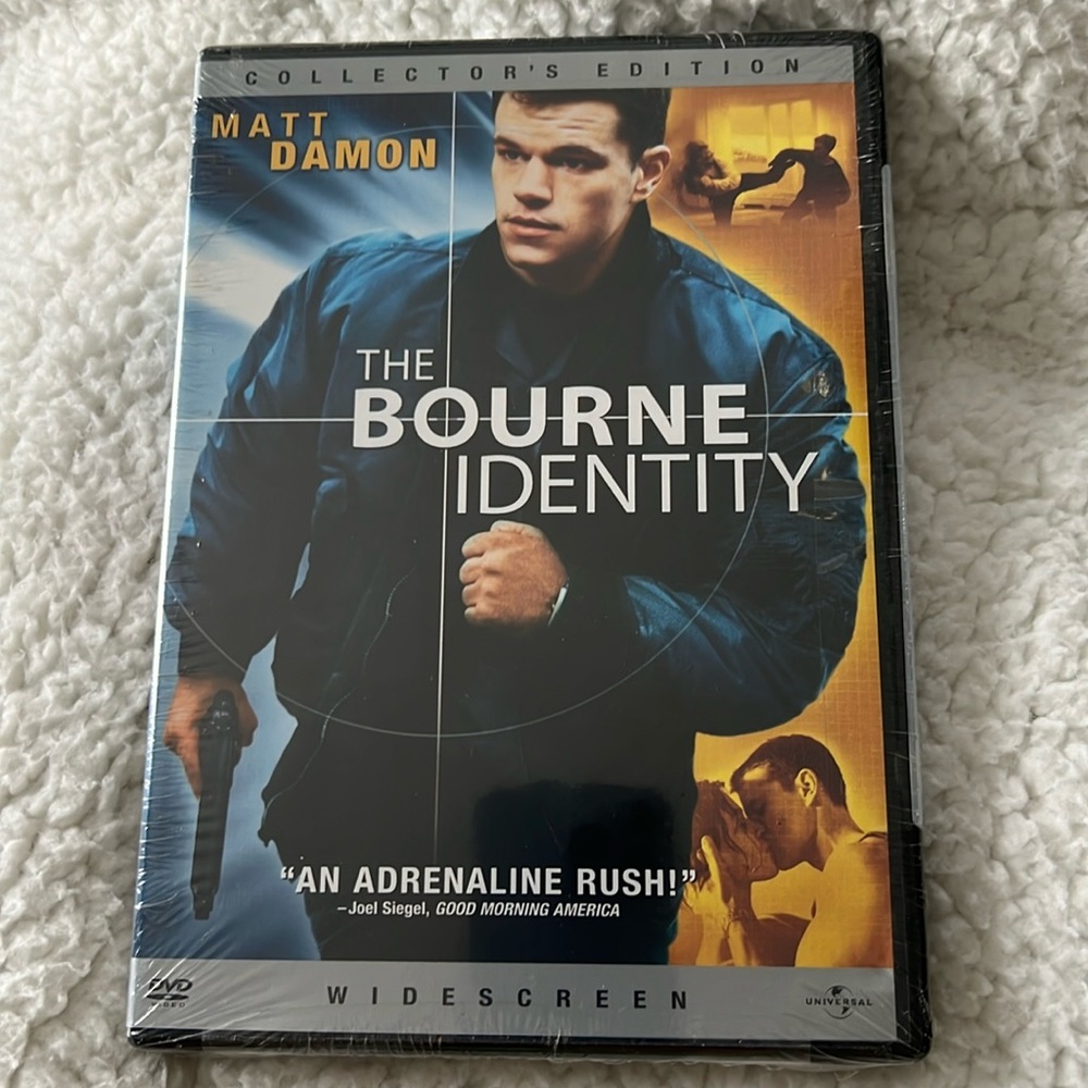 New in Package, Widescreen DVD The Bourne Identity